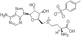 S-腺苷甲硫氨酸对甲苯磺酸盐分子结构 (CAS 71914-80-2)