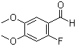 structure of CAS# 71924-62-4, 6-Fluoroveratraldehyde