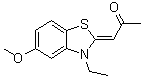 CAS 登录号：719277-26-6, (1Z)-1-(3-乙基-5-甲氧基-2(3H)-苯并噻唑亚基)-2-丙酮