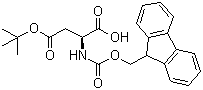 structure of CAS# 71989-14-5, Fmoc-L-天冬氨酸 beta-叔丁酯