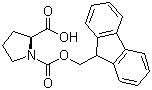 structure of CAS# 71989-31-6, Fmoc-L-Proline