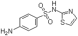 structure of CAS# 72-14-0, Sulfathiazole