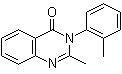 structure of CAS# 72-44-6, 2-Methyl-3-(2-methylphenyl)-4(3H)-quinazolinone