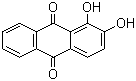 structure of CAS# 72-48-0, 1,2-Dihydroxy anthraquinone