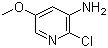 3-氨基-2-氯-5-甲氧基吡啶分子结构 (CAS 720666-45-5)