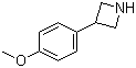 CAS 登录号：7215-07-8, 3-(4-甲氧基苯基)氮杂环丁烷
