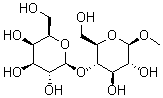 structure of CAS# 7216-69-5, Methyl 4-O-beta-D-galactopyranosyl-beta-D-glucopyranoside