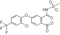 structure of CAS# 72178-02-0, Fomesafen