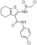 CAS 登录号：721892-21-3, 2-[(氯乙酰基)氨基]-N-(4-氯苯基)-4,5,6,7-四氢苯并[b]噻吩-3-甲酰胺