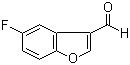 5-Fluorobenzofuran-3-carboxaldehyde molecular structure (CAS 721943-19-7)