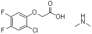 CAS # 722-51-0, N-Methylmethanamine (2-chloro-4,5-difluorophenoxy)acetate, 2-(2-Chloro-4,5-difluorophenoxy)acetic acid compd. with N-methylmethanamine (1:1)