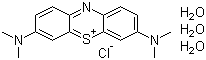 structure of CAS# 7220-79-3, 碱性亚甲蓝三水合物