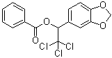 CAS 登录号：7228-34-4, alpha-(三氯甲基)-1,3-苯并二恶茂-5-甲醇苯甲酸酯