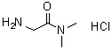 structure of CAS# 72287-77-5, 2-Amino-N,N-dimethylacetamide hydrochloride