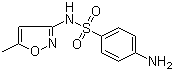 structure of CAS# 723-46-6, Sulfamethoxazole