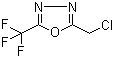 5-(Chloromethyl)-2-(trifluoromethyl)-1,3,4-oxadiazole molecular structure (CAS 723286-98-4)