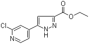 CAS # 723339-30-8, 5-(2-Chloro-4-pyridinyl)-1H-pyrazole-3-carboxylic acid ethyl ester