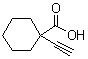 CAS 登录号：72335-58-1, 1-乙炔基-1-环己烷羧酸