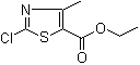2-氯-4-甲基噻唑-5-羧酸乙酯分子结构 (CAS 7238-62-2)