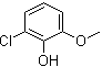 structure of CAS# 72403-03-3, 2-Chloro-6-methoxyphenol