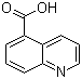 Quinoline-5-carboxylic acid molecular structure (CAS 7250-53-5)