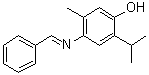 6-(Benzylideneamino)thymol molecular structure (CAS 7251-18-5)