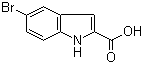 structure of CAS# 7254-19-5, 5-Bromoindole-2-carboxylic acid