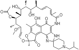 structure of CAS# 72559-06-9, Rifabutin
