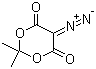 5-Diazo-2,2-dimethyl-1,3-dioxane-4,6-dione molecular structure (CAS 7270-63-5)