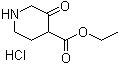 structure of CAS# 72738-09-1, 3-Oxo-4-piperidinecarboxylic acid ethyl ester hydrochloride