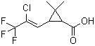 structure of CAS# 72748-35-7, Lambda-cyhalothric acid