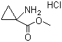 structure of CAS# 72784-42-0, Methyl 1-aminocyclopropanecarboxylate hydrochloride