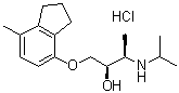 structure of CAS# 72795-01-8, ICI 118551 hydrochloride