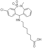 CAS 登录号：72797-41-2, 噻奈普汀