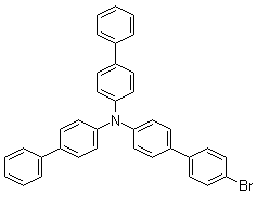 structure of CAS# 728039-63-2, N,N-Bis([1,1'-biphenyl]-4-yl)-4'-bromo-[1,1'-biphenyl]-4-amine