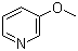 structure of CAS# 7295-76-3, 3-Methoxypyridine