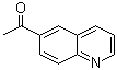 structure of CAS# 73013-68-0, 6-Acetylquinoline