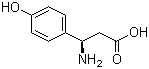 structure of CAS# 73025-68-0, (R)-3-Amino-3-(4-hydroxyphenyl)propionic acid