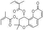 structure of CAS# 73069-26-8, (±)-Praeruptorin B