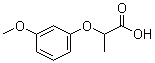 structure of CAS# 7309-52-6, 2-(3-甲氧基苯氧基)丙酸