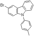 structure of CAS# 731016-44-7, 3-Bromo-9-(4-methylphenyl)-9H-carbazole