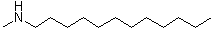 structure of CAS# 7311-30-0, N-十二烷基甲胺