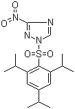 structure of CAS# 73118-37-3, 3-Nitro-1-[[2,4,6-tris(isopropyl)phenyl]sulfonyl]-1H-1,2,4-triazole