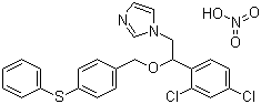 structure of CAS# 73151-29-8, Fenticonazole nitrate