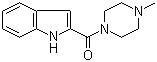 structure of CAS# 73187-30-1, (1H-Indol-2-yl)(4-methylpiperazin-1-yl)methanone