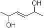 structure of CAS# 7319-23-5, 3-Hexene-2,5-diol