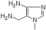 4-氨基-1-甲基-1H-咪唑-5-甲胺分子结构 (CAS 732234-76-3)