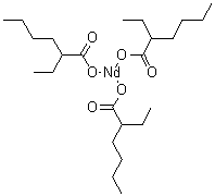 CAS 登录号：73227-23-3, 三(2-乙基己酸)钕