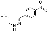structure of CAS# 73227-97-1, 4-Bromo-3-(4-nitrophenyl)pyrazole