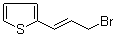 CAS # 73244-42-5, 2-(3-Bromo-1-propen-1-yl)thiophene